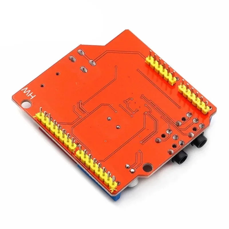 5pcs VS1053 VS1053B Stereo Audio MP3 Player Shield Record Decode Development Board Module With TF Card Slot For arduino UNO R3