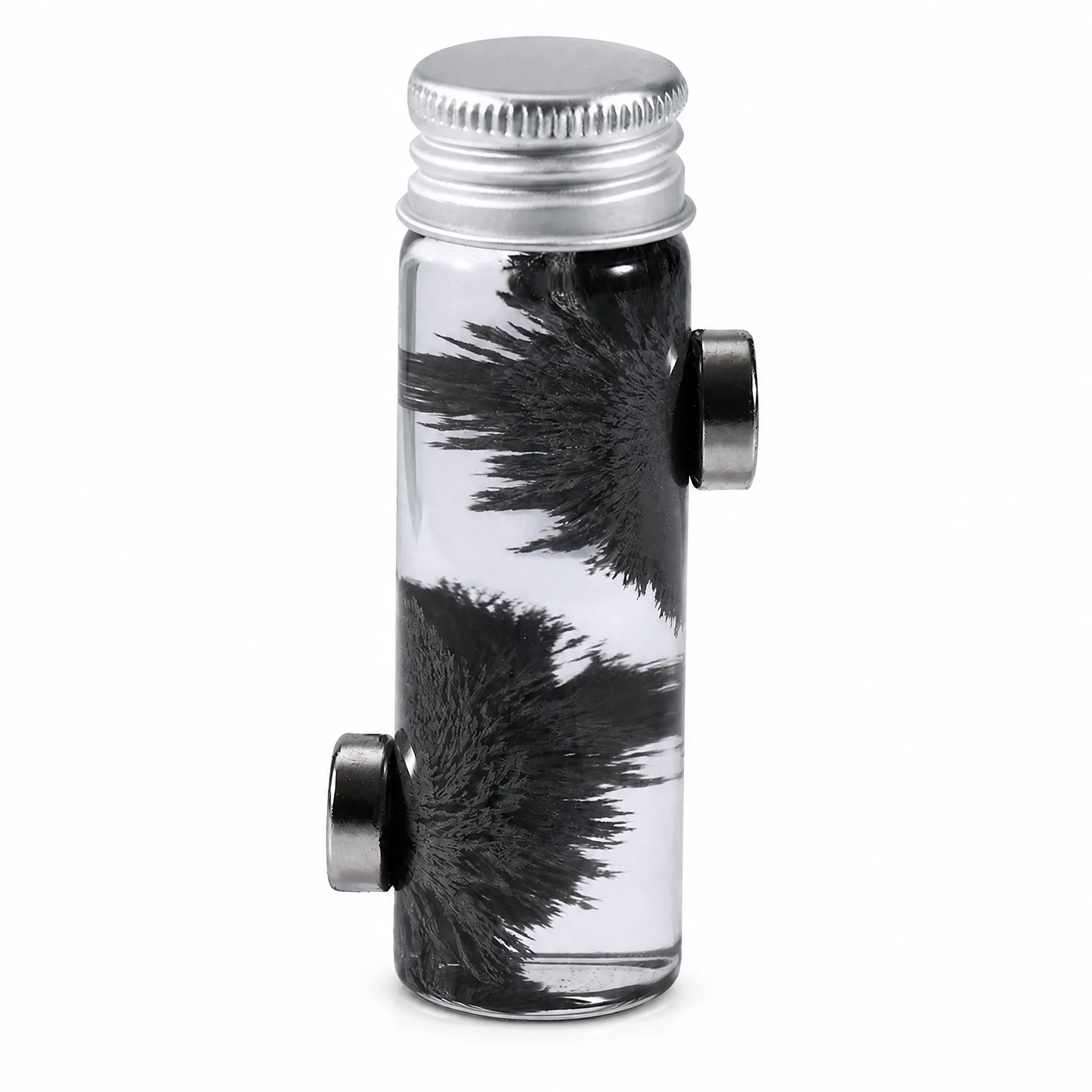 Magnetic Field Line Visualizer Science Experiment Kit Ferrofluid Bottle Physics Toy for Kids Students Classroom Science Gift Set