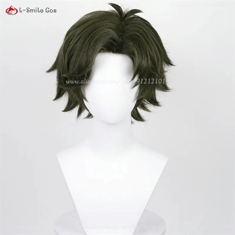 

2025 Anime Cos Cosplay 28cm Short Damian Desmond Costume Wigs Anya Forger's Classmate Hair + Wig Cap