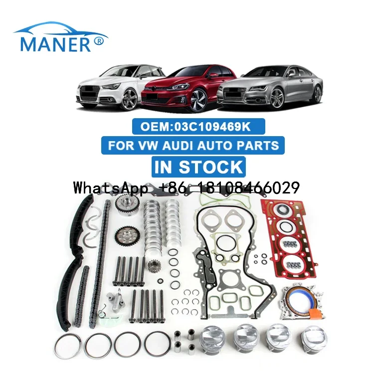 03C109469K Engine Rebuild Overhaul Repair Kit Cylinder Head Gasket For AUDI VW polo overhauling kit