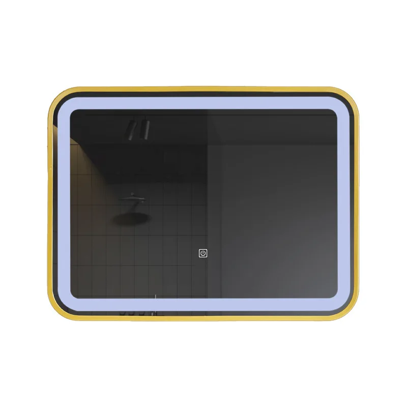 

Bathroom bathroom mirror LED with light wall hanging anti-fog LED luminous mirror smart mirror touch Bluetooth touch