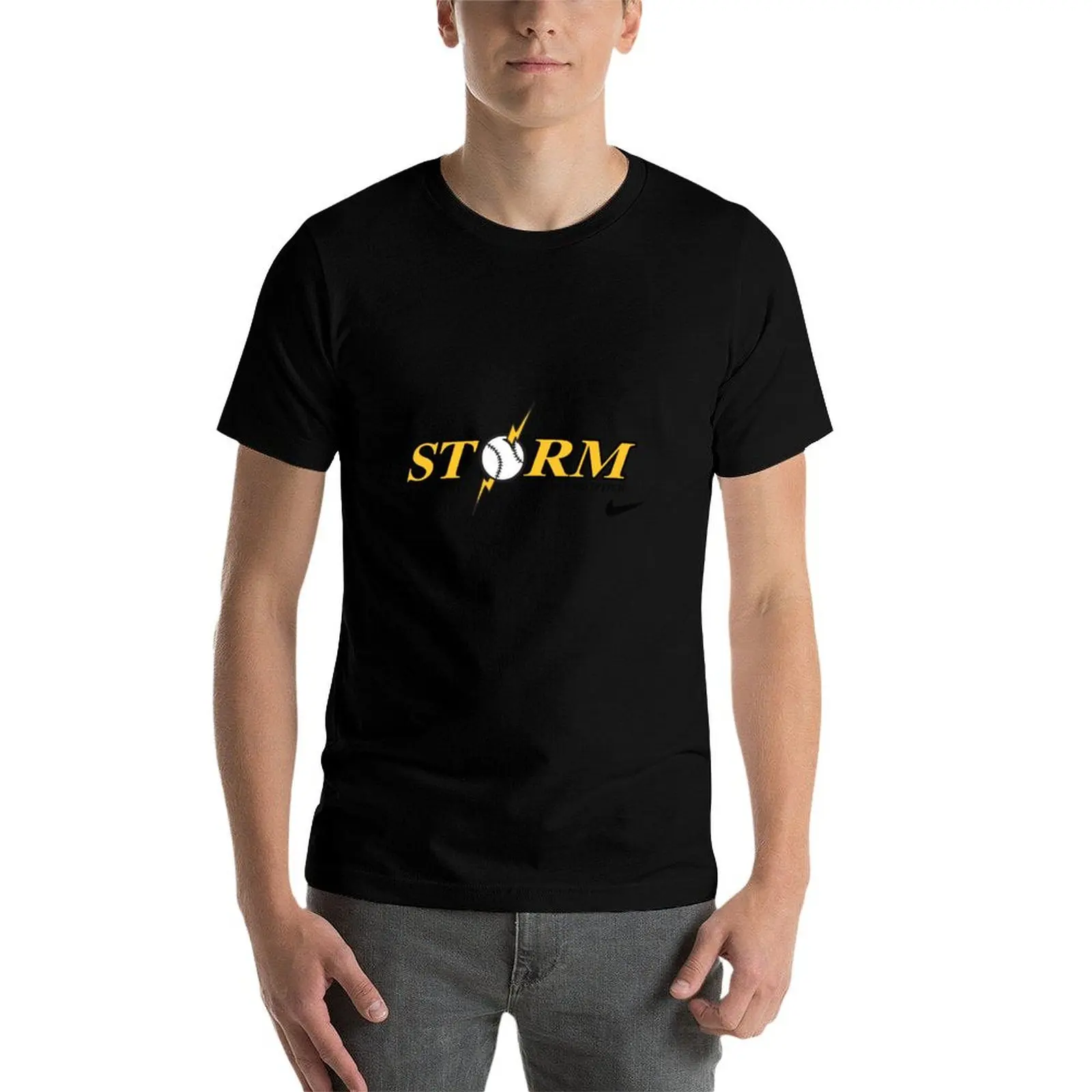 The Storm, AZ fastpitch تي شيرت سامية كبيرة الحجم تي شيرت عتيق مخصص تي شيرت ثقيل الوزن للرجال