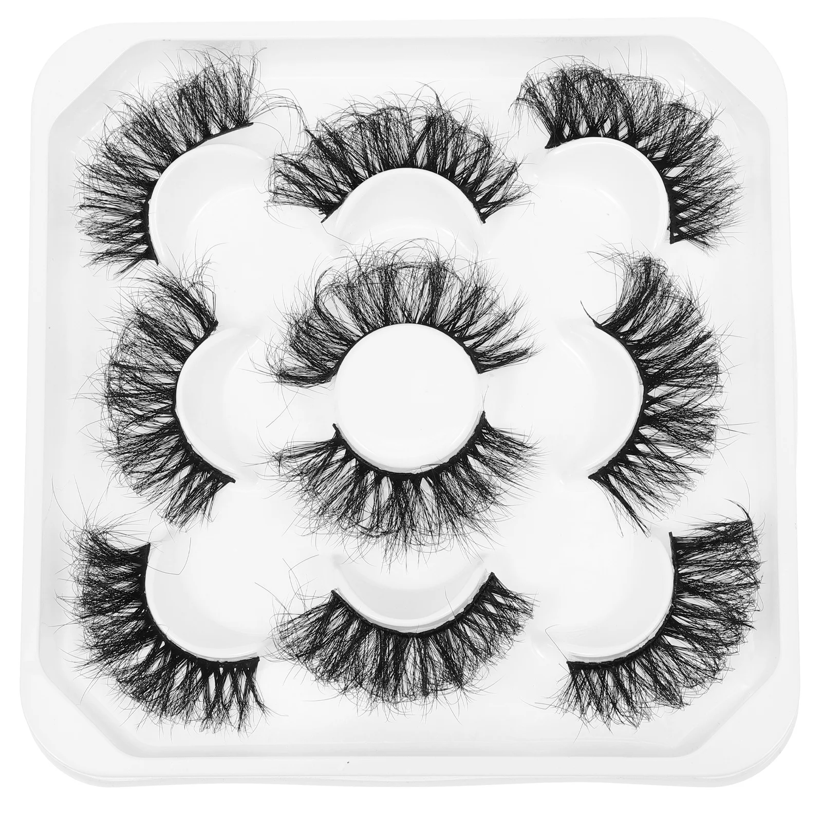 5 Par Długich, Puszystych Sztucznych Rzęs Precyzyjne Wykonanie Trwałe Sztuczne Rzęsy Przedłużane Prezent Sztuczne Rzęsy Przedłużane