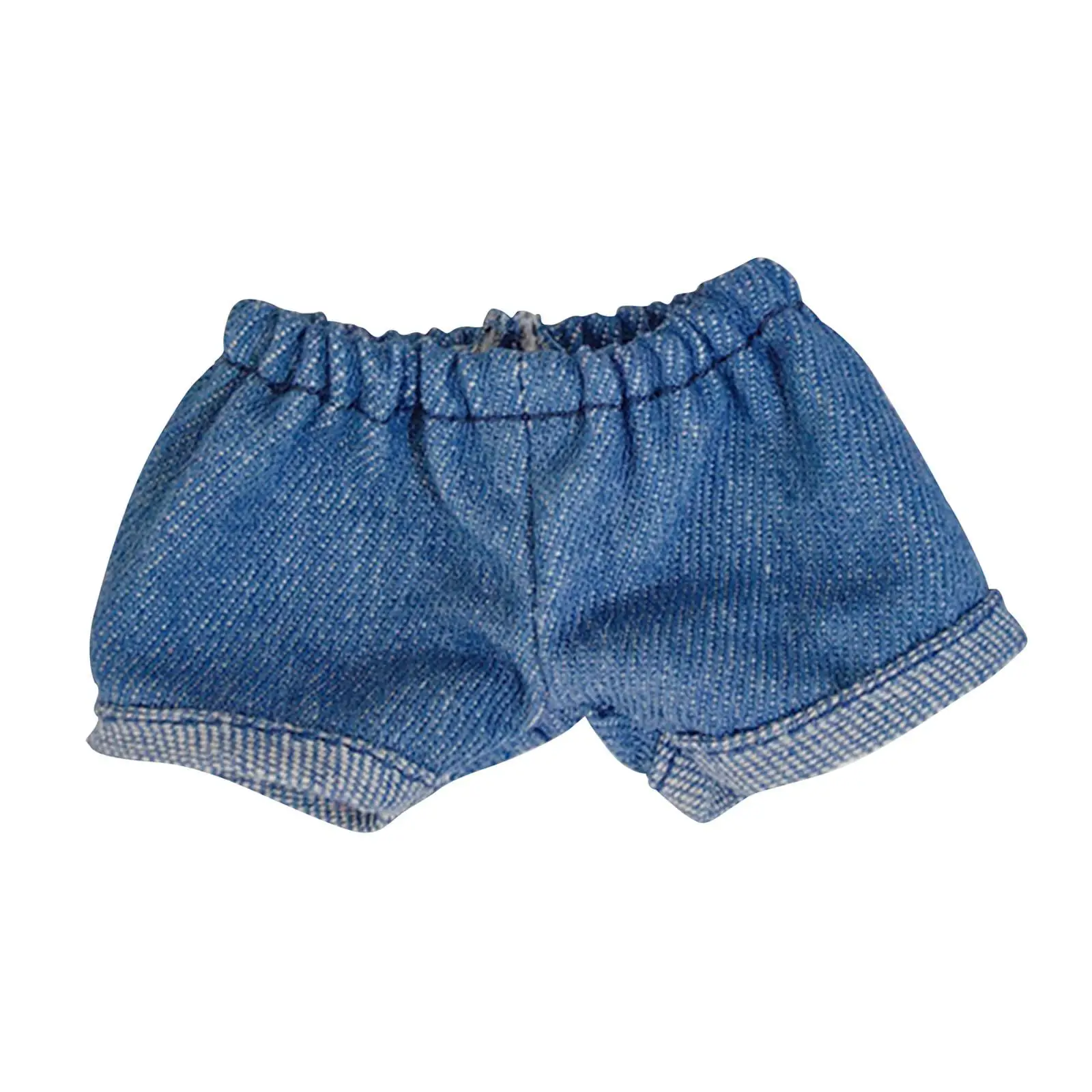 Jeans schattige mini 17 cm 6 inch poppenkledingset voor kinderspeelgoed