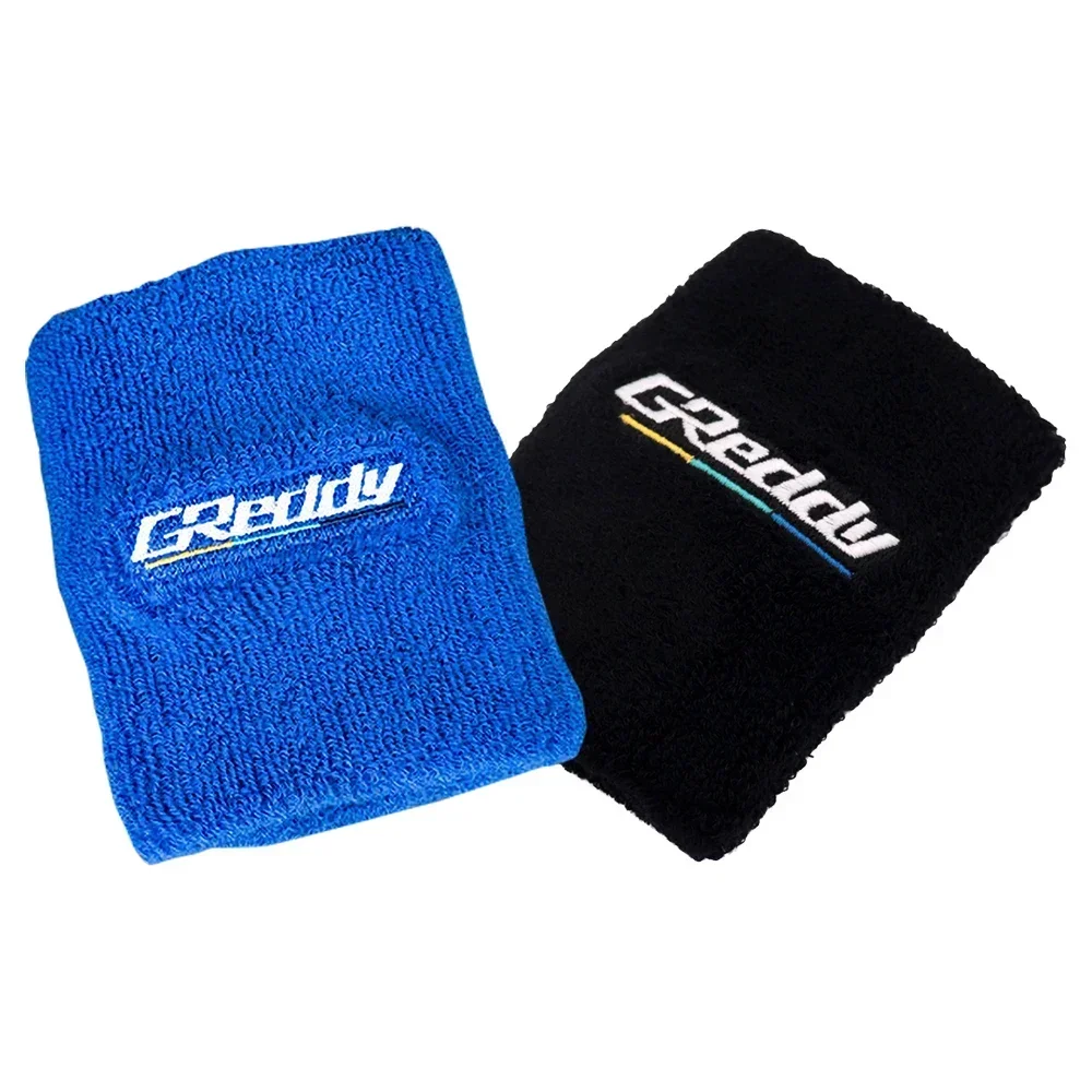 Oil Cover Sock JDM Black/Blue Style Reservoir Brake Clutch Tank GReddy Racing Tank Sock Car Styling Decorative Accessories