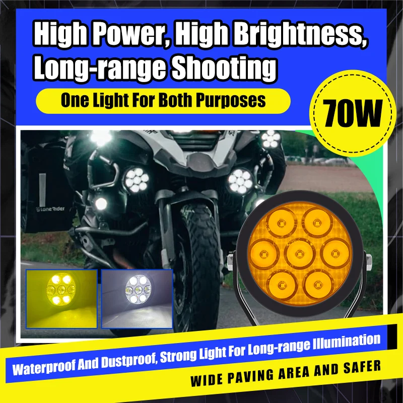

4.5" LED Work Light Spotlight Fog lights Driving Lamp Motorcycle SUV ATV UTV Truck for BMW R1200GS R1250GS F800 F850 F900