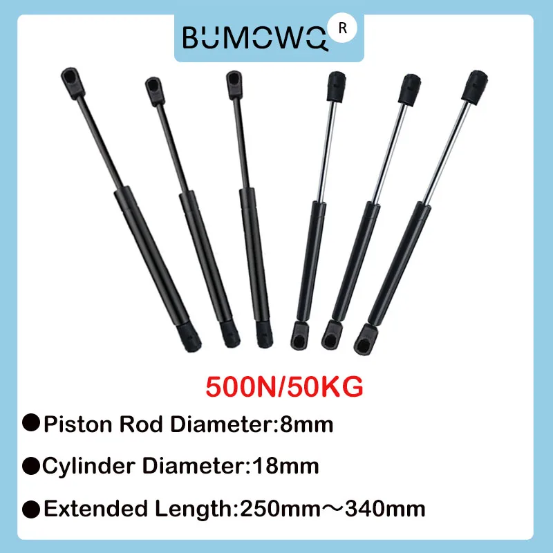 

1PC 250mm-340mm 50kg/500N Universal Strut Bars Furniture Strut Bar Gas Shock Absorber Hydraulic Lift Kitchen Cabinet Hinge