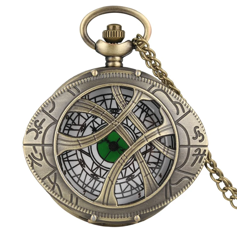 

Men's new creative hollowed-out antique quartz pocket watch with unique personality Men's exquisite pocket watch