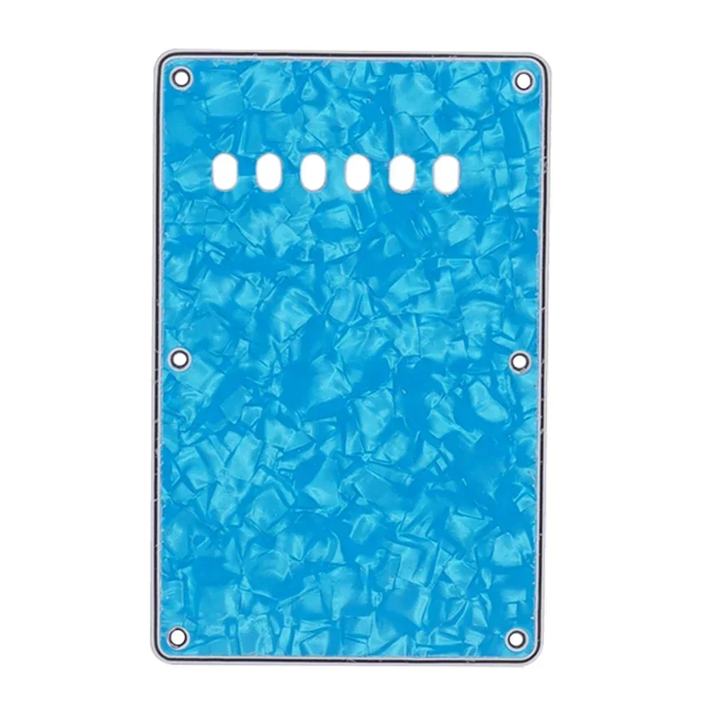 6 Holes 3 Plys Tremolo Cavity Cover Back Plate For SQ Electric Guitar Tremolo Cover Multi Colors Pickguard Scratch Plate