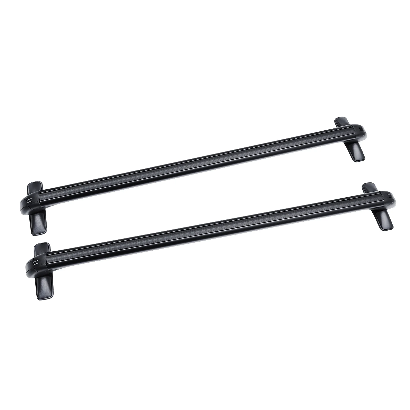 100cm Universelle Auto-Dachträger aus Aluminium 165lbs Tragkraft, Abschließbarer Dachgepäckträger mit Schlüsseln, für 4/5-Türer