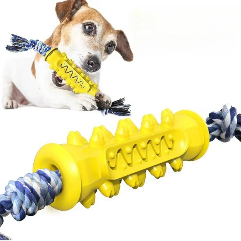 

New Pet Toys Teeth Grinding Stick Dog Bite Resistant Cleansing Bone Dog Toys Pet Supplies