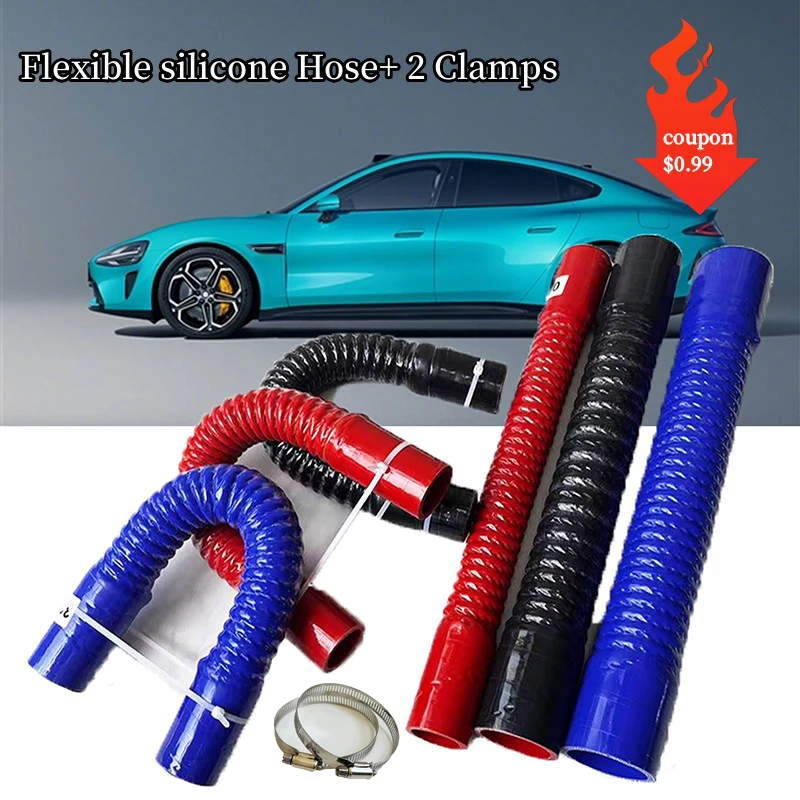 

General Red Blue Black Automotive Silicone Flexible Hose Silicone Intercooler Hose Intake Pipe Radiator Pipe Silicone Hose