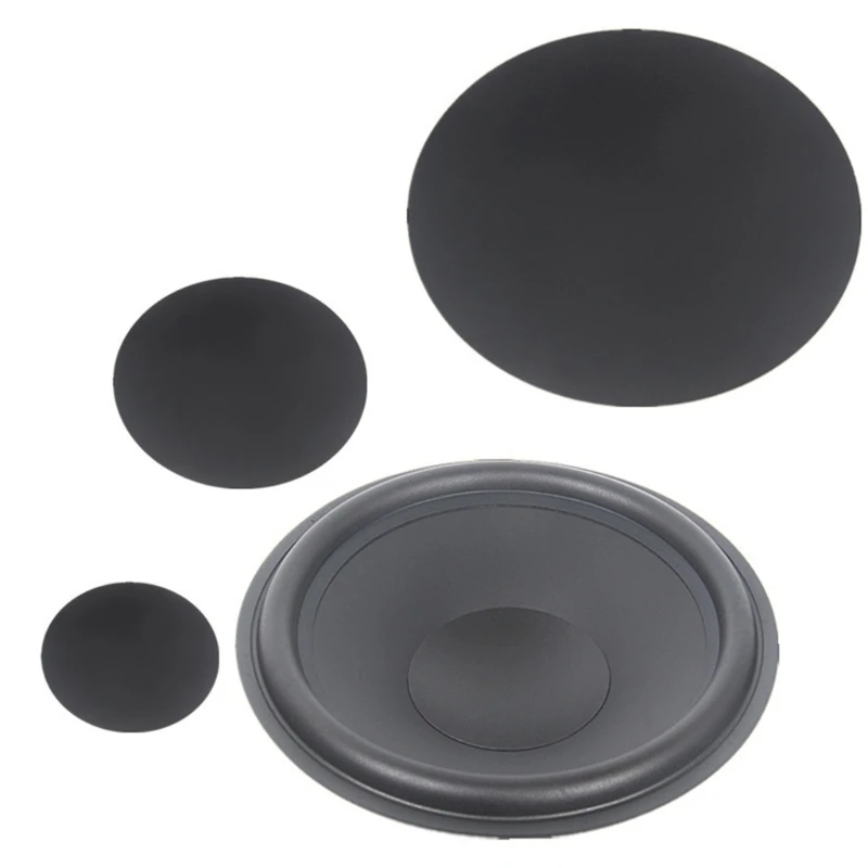 Black Plastic Cover Speaker Dust Caps Not Easily Deformed Prevent Dust Builds up on Equipment 35mm/40mm/45mm/50mm/55mm