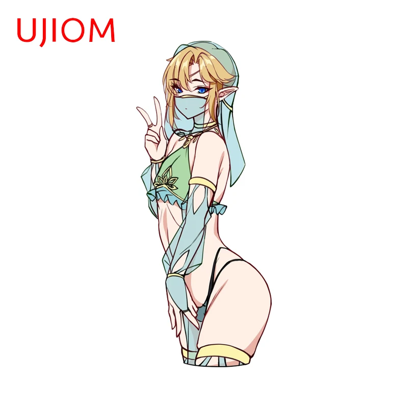 UJIOM Femboy Link Dancer's Costume Wall Stickers Sexy Alluring Anime Graphics Decals Scratch Proof Room Decoration Accessories
