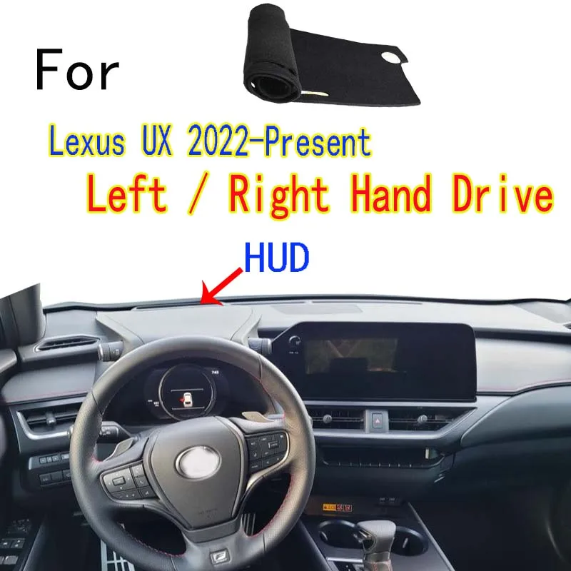 For Lexus UX 250h 260h F Sport 2022-25 Accessories Dashmat Dashboard Cover Instrument Panel Insulation Sunscreen Protective Pad