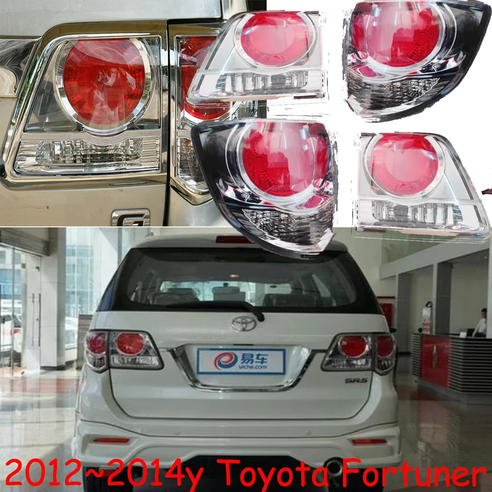 

1 шт. автомобильный бампер задний фонарь для Toyota Fortuner задний фонарь 2012 ~ 2014 лет автомобильные аксессуары для Toyota Fortuner противотуманная фара