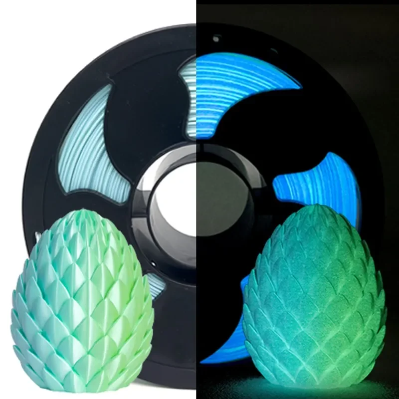 2026 hot sale SUNSENKJ3D printing consumables PLA luminous consumables 1KG high-texture luminous two-color consumables 1.75mm