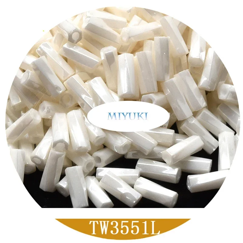 Miyuki giappone importato Twist Bugle Tube Beads manuale 4.5mm accessori per ornamenti perline sciolte di vetro materiale di perline