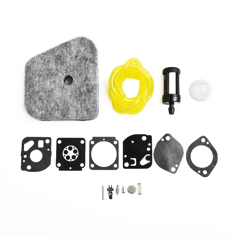 Accesorios carburador recortador de cuerdas, filtro de aire, motores FS87 HT100 HT101 KM100 FS90 FS100 FS110, Kit de línea de combustible