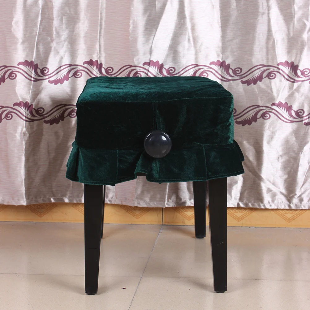 

Pleuche Piano Stool Cover Premium Wear-Resistant Scratch-Proof Protective Piano Bench Cover for Home Office Hotel