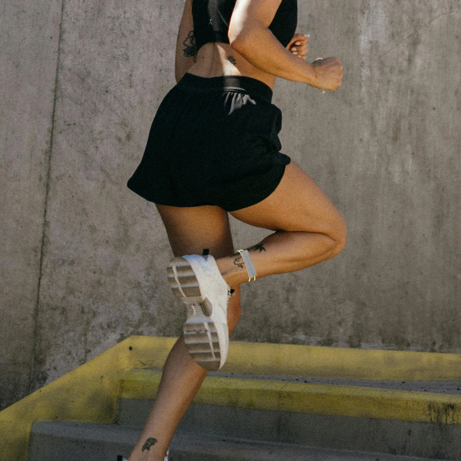 

2 Pcs Reflective Trousers Running Accessory Belt Gear Elastic Rope Straps Pants Men Supply Night