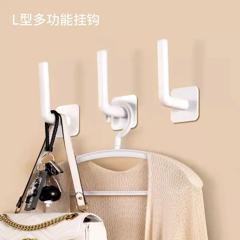 Kitchen Hook Multi-Purpose Hooks Rack for Organizer and Storage Spoon Hanger Accessories Paper Towel Storage Rack Wall Shelf