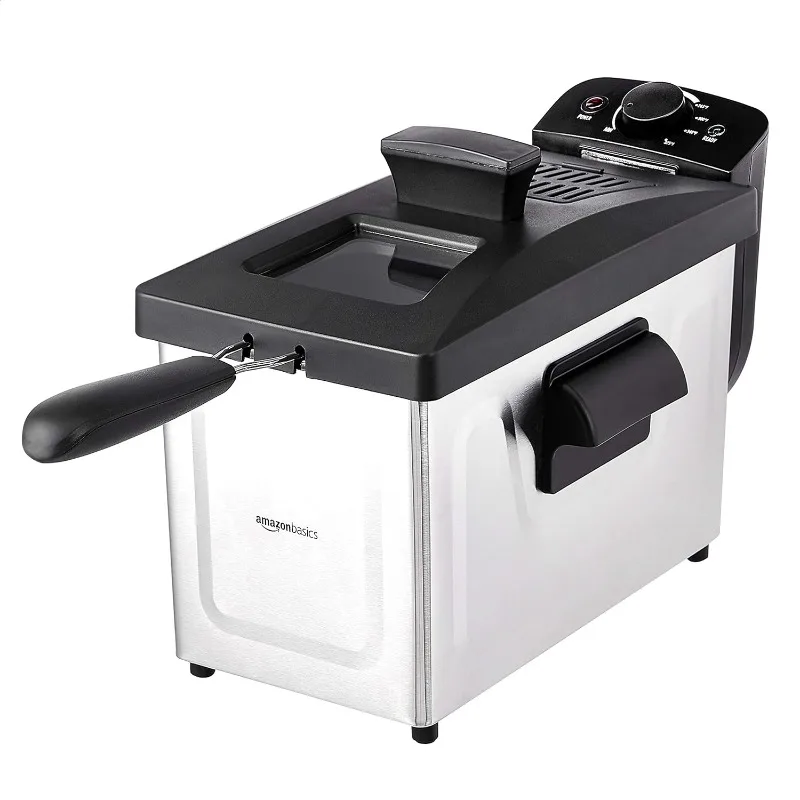 3 Liter Electric Deep Fryer, Stainless Steel