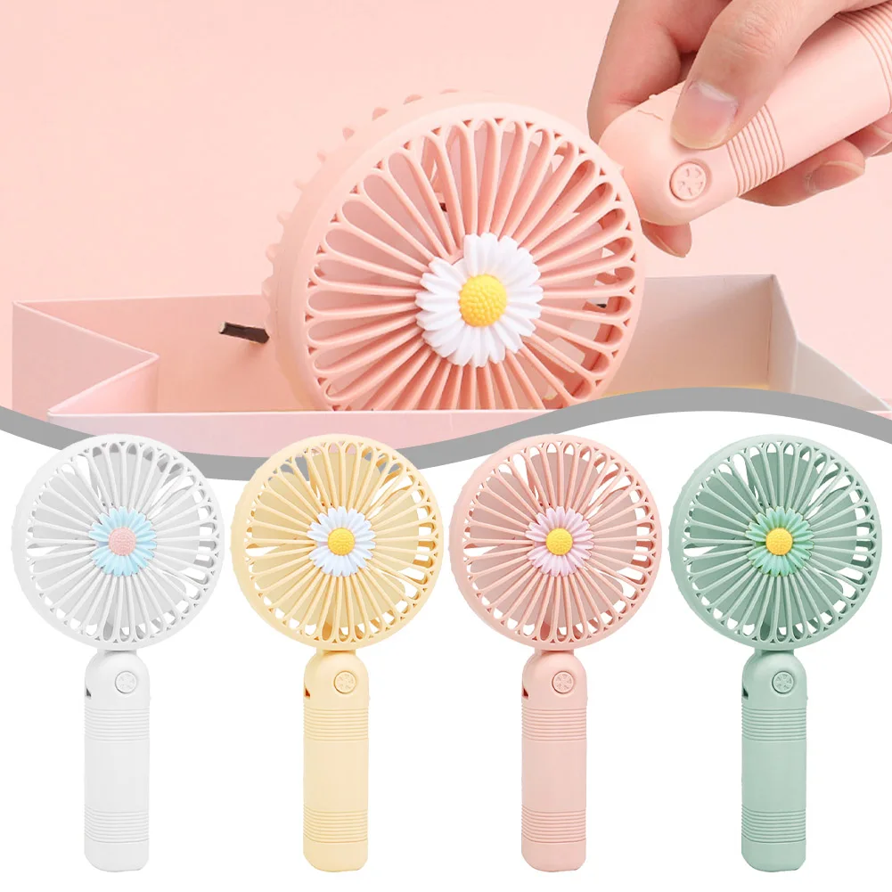 

1pc Portable USB Rechargeable Mini Handheld Fan For Office Outdoor Dormitory Desktop 54*51*151 Mm Home Improvement Accessories