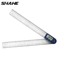 Shahe 200/300mm Digital Angle Meter Inclinometer Stainless Steel Angle Digital Ruler Protractor Electron Goniometer Angle Finder