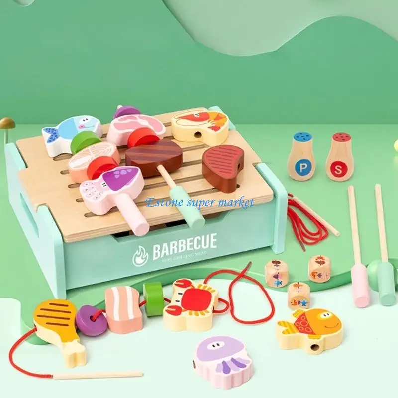 لعبة شواية الشواء للأطفال الصغار 090B للتدريب على التنسيق بين اليد والعين #3