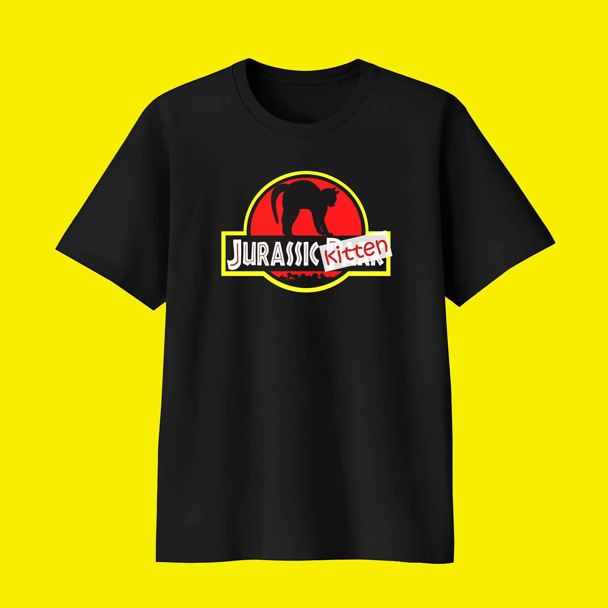 Vintage-Stil Parodie-Katzen-T-Shirt für Männer und Frauen