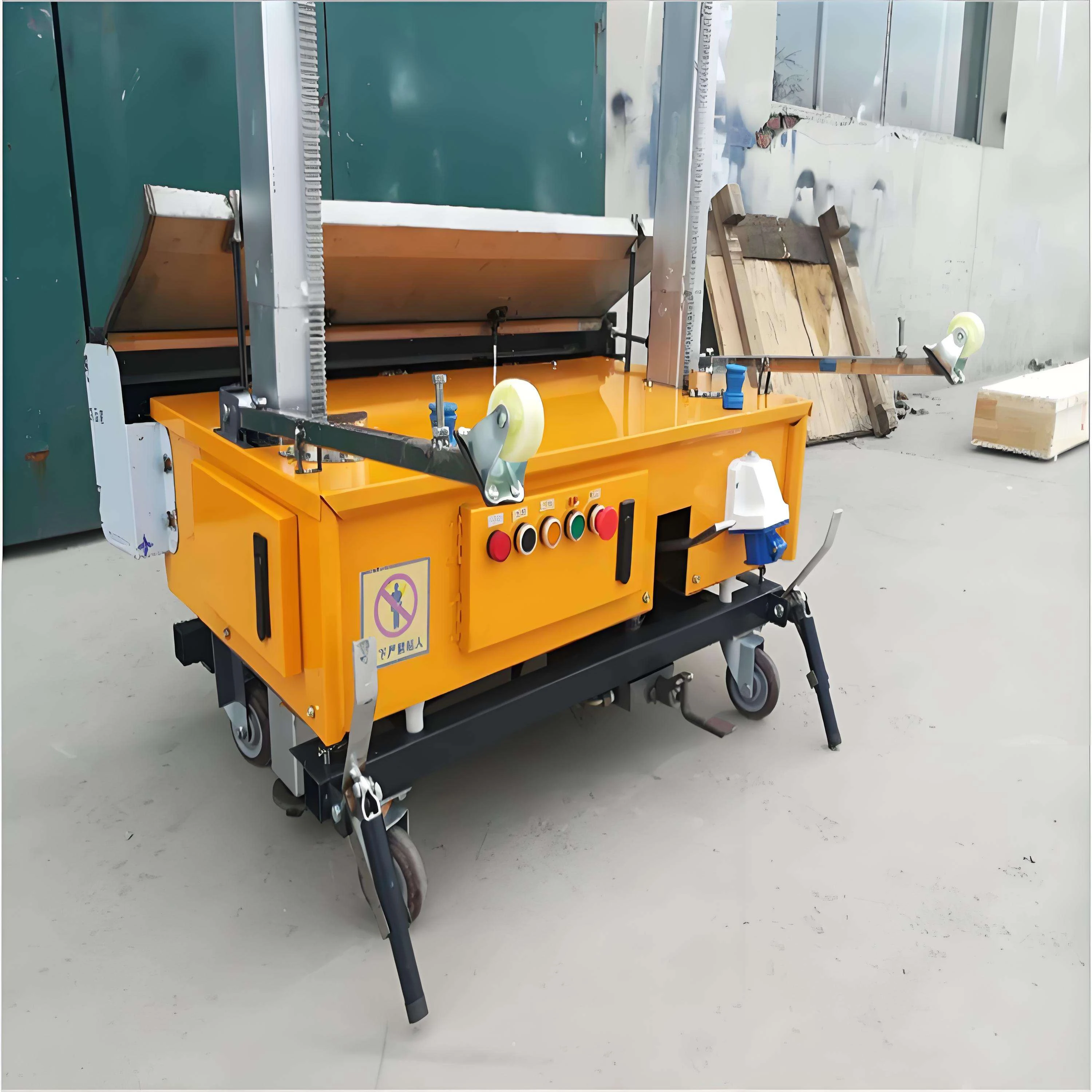 

Automatic Wall Plastering Machine Cement Sand Mortar Rendering Spray Equipment Electric Plaster Smoother for Gypsum/Putty