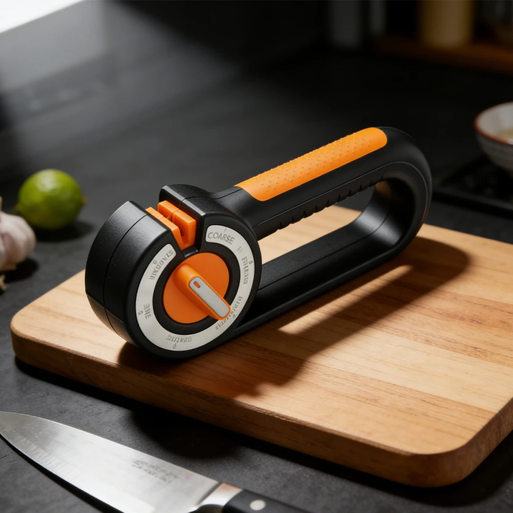 6-in-1 Adjustable Knife Sharpener Professional Kitchen Quick Knife Scissor Sharpening Whetstone Manual Knife Sharpening Tools