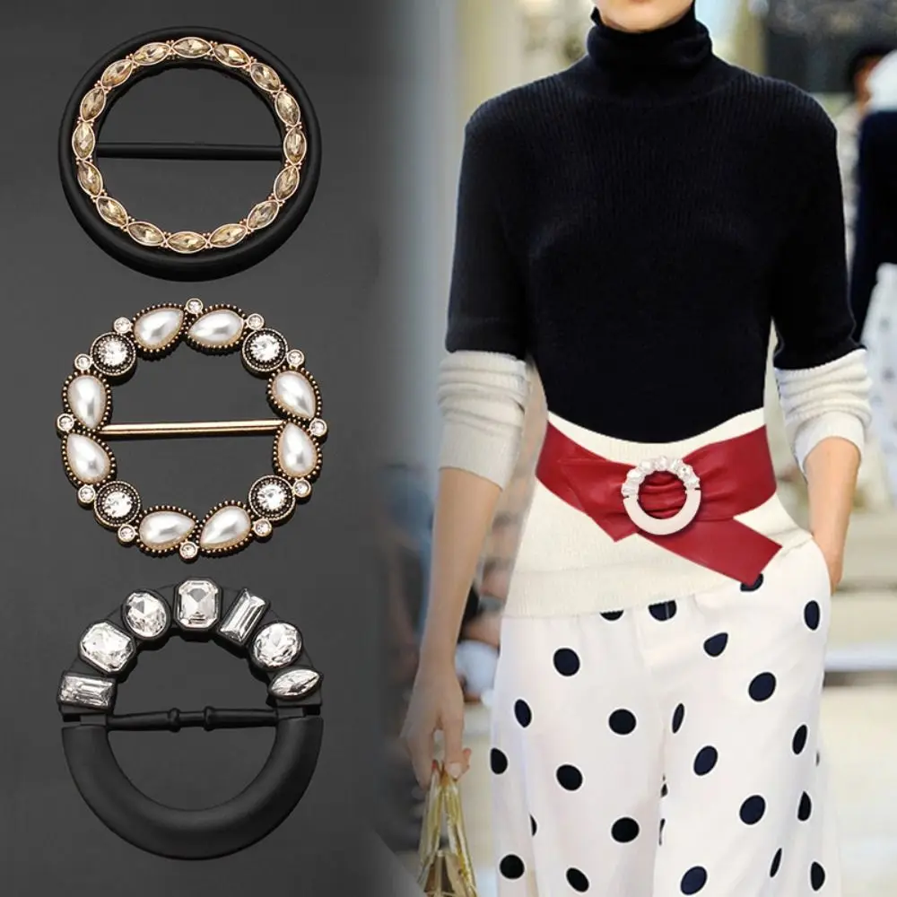 Waist Buckle Shawl Clip Scarf Ring Clothing Accessories Coat Adjustment Button Corner Knotted Buttons Scarf Buckle Belt Button