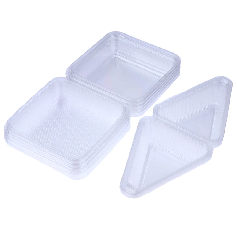 10Pcs Triangle Square Cheesecake Box Pie Holders Cake Boxes DIY Cupcake Slice Container For Bakery Party Wedding view 5