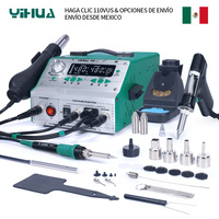 YIHUA 948-II Suction Tin Gun Desoldering Station Hot Air Gun Soldering Iron Suction Pen 4 IN 1 Intelligent Soldering Station