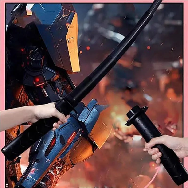 3D重力ナイフカタナセット 1/2/3ピースオプション - 伸縮式コスプレ減圧格納式ソードトイ、友達へのクリエイティブなギフト