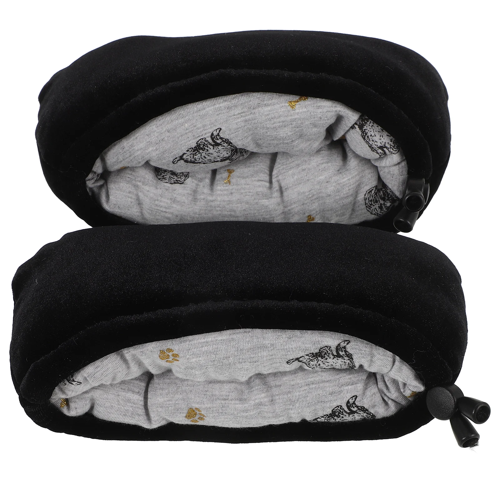

Armpit Crutches Thickened Black Fabric Cover Pair Soft Sponge Pads Daily Use Wear Resistant Reusable Underarm Pad Comfortable