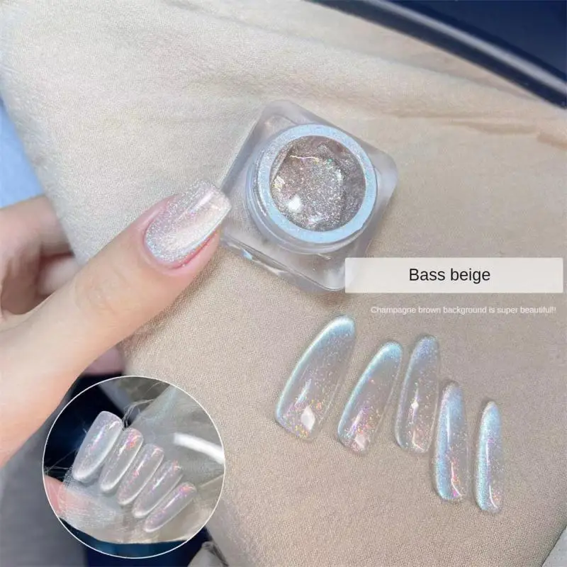 1pcs Water Light Cat Eye Gel Semi Permanent Soak Off Holographic Crystal Magnetic Gel Polish For Nail Art DIY Manicure Salon