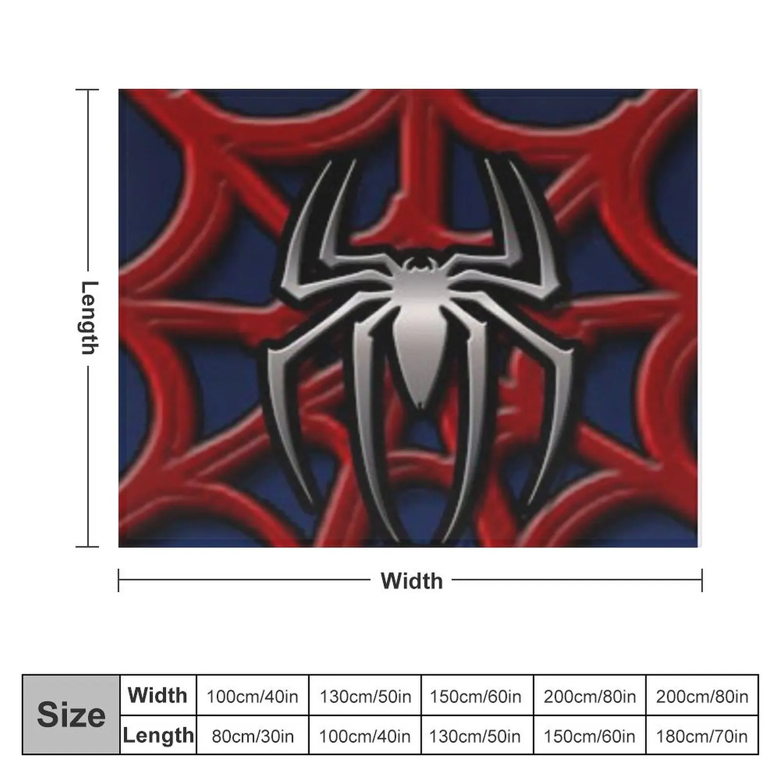 Spider Throw Blanket Kid'S Thermals For Travel Hairys Blankets