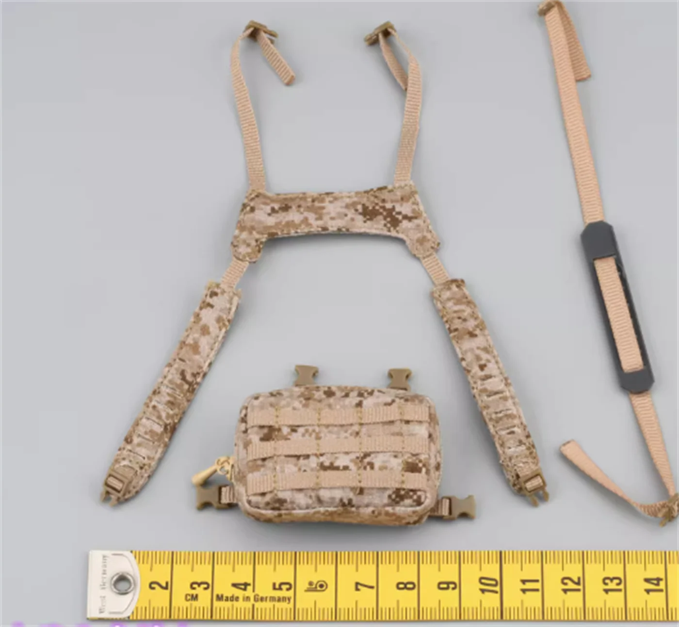 i-bag 1/6 i-b05 E Mil-Tec Soldier Molle Chesting Hanging Bag E Model for 12'' Fit 12'' Solider Action Figure  Toys