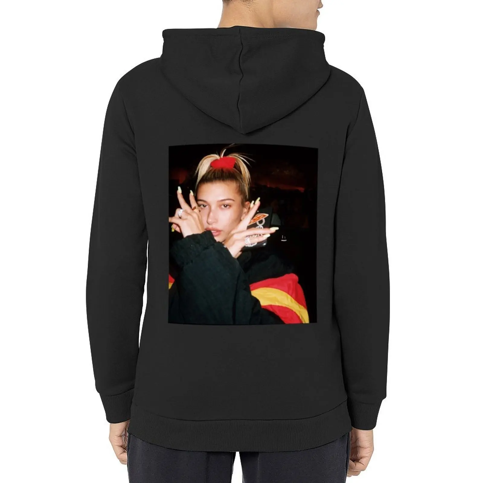 

Hailey Baldwin Bieber Hoodie mens clothes men's autumn clothes fashion men graphic t shirts men tracksuits