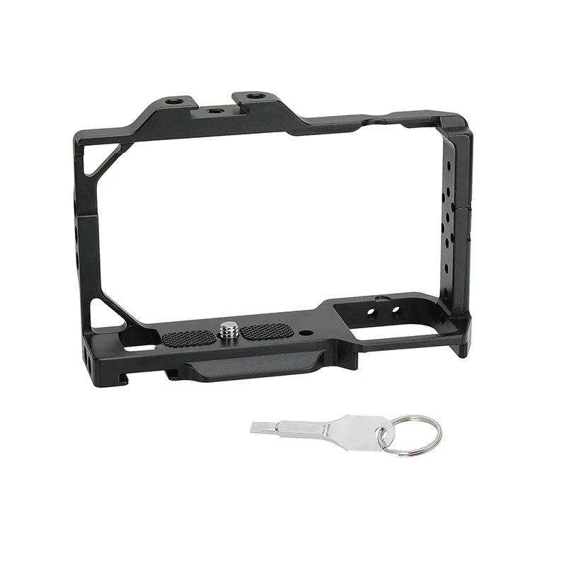 HDRIG Camera Cage Armor Rig Full Frame Form-fitting With Top Shoe Mount  Quick Release Plate Cage Rig Kit   For Sony ZVE10