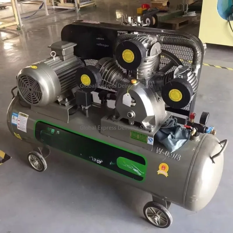 

100P 7.5KW Air Compressor 60KW Powered with Oil-Less Lubrication Air Cooled