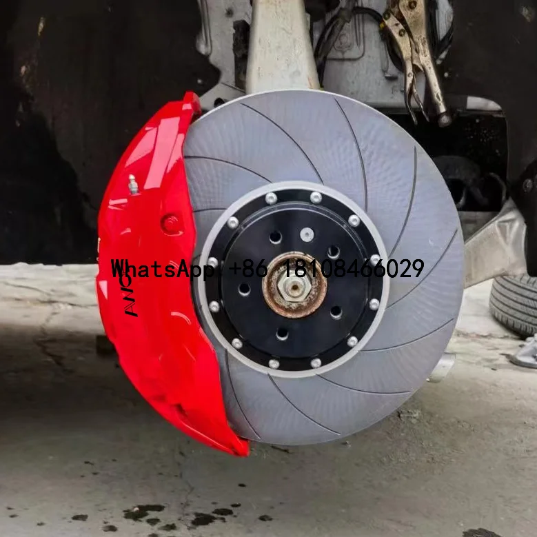 

upgrade Modified Racing 10 pot caliper big brake kit with 420 440mm for Porsche Cayenne Land Rove with curve slotted rotor