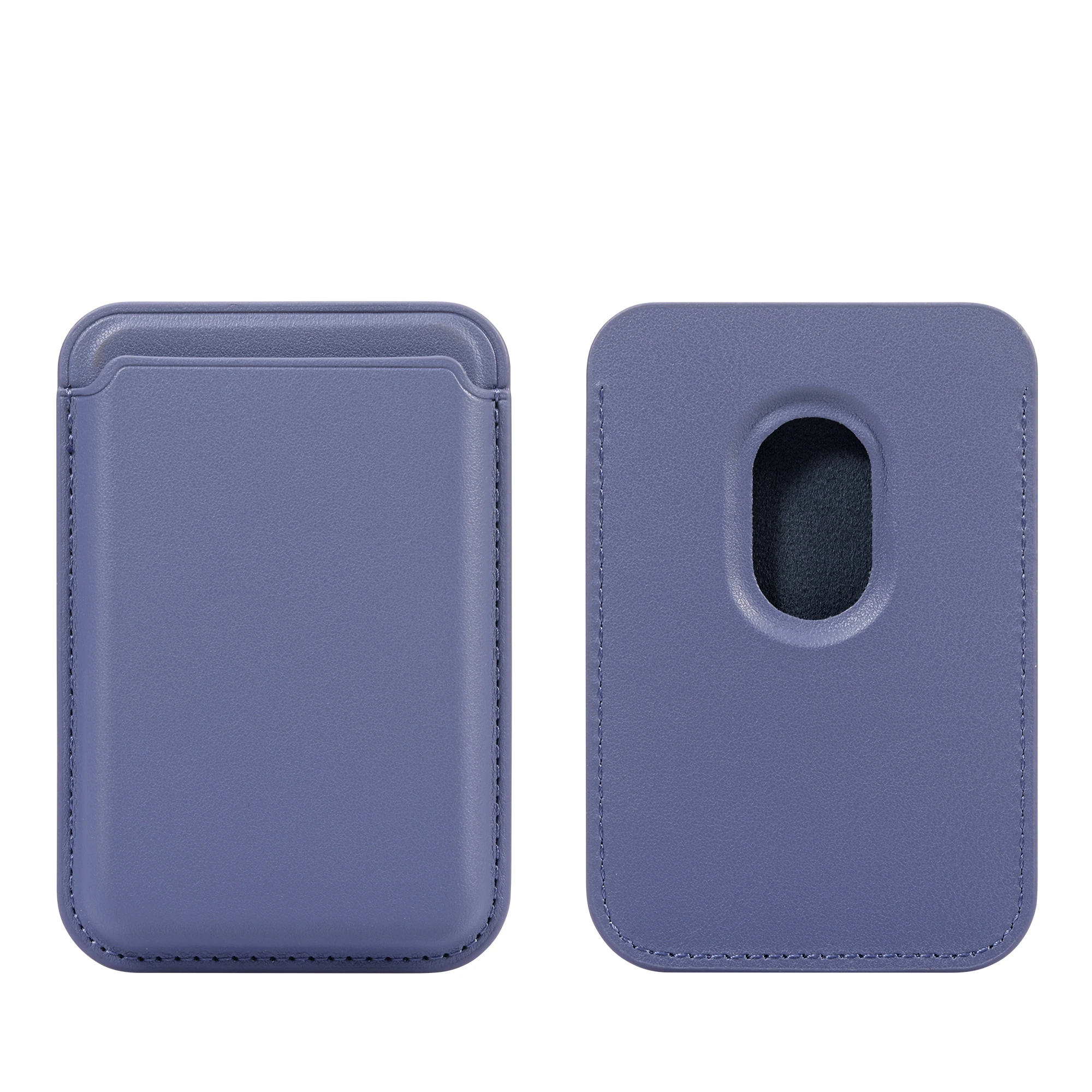 PU Leder Karte Tasche Geeignet Für Magsafe Magnetische Klebeband Magnetische Eisen Ring Telefon Fall Universal Karte Brieftasche – Detail 9