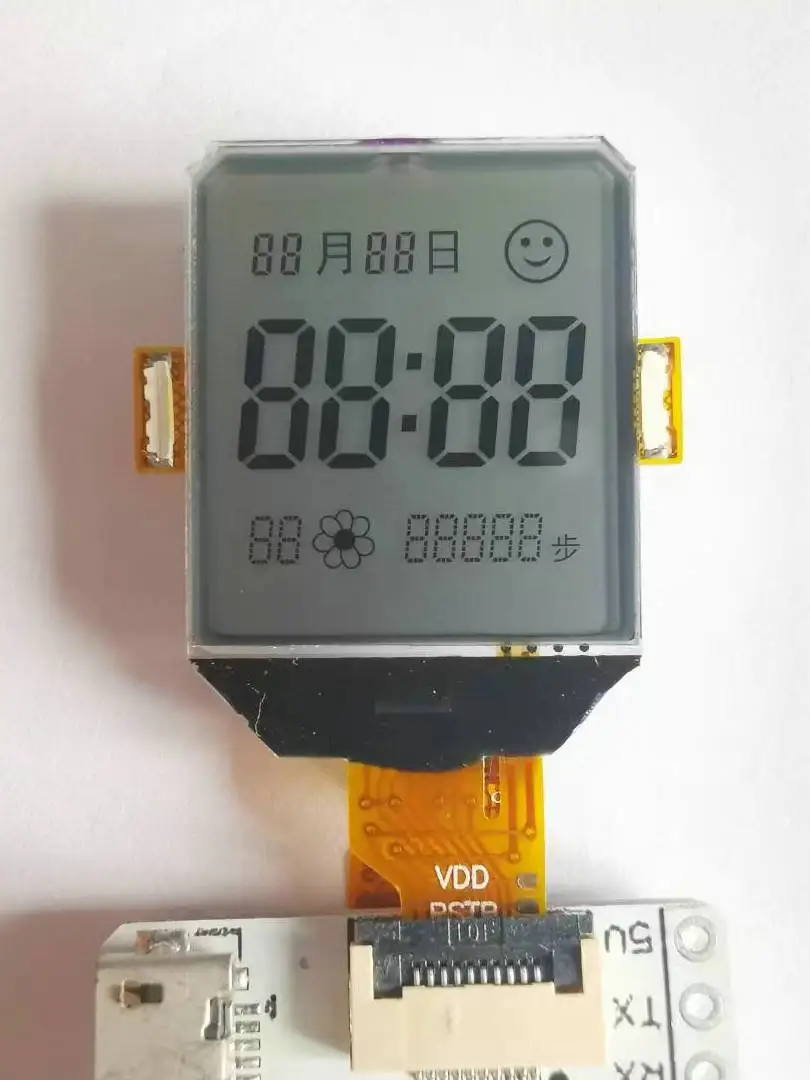 Modulo schermo LCD a cristalli liquidi da 0.9 pollici, schermo dell'orologio, chiaramente visibile alla luce del sole