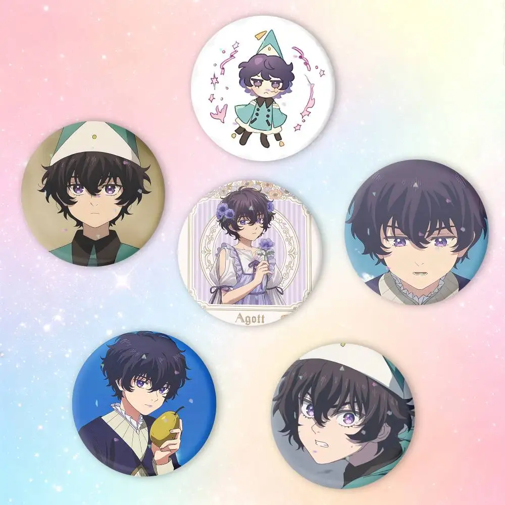 Pins de Botón de Anime Manga W-Witch Hat A-Atelier Agott, Decoración para Mochilas y Ropa, Broche, Insignia, Joyería, Regalos para Niños