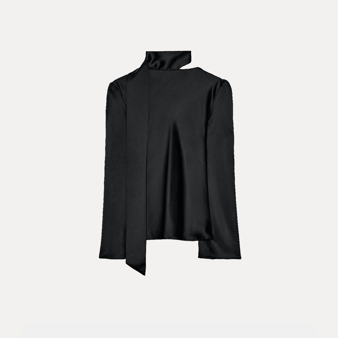 Faionable Long Sve V-Ne Sciarpa irt Abbigliamento donna Versatile Sle Autunno 2025 Z Marca Altro materiale 00%