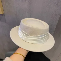 hats for women top hats Man british cup hat Caps chapéu elegant Women's luxury wool wedding ceremony free shipping 2023 panama